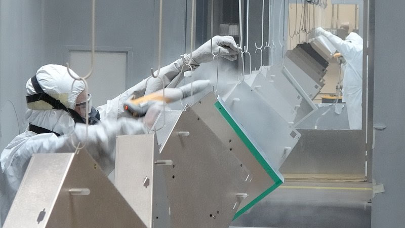 Sơn tĩnh điện cửa chống cháy tại Q. Bình Tân, HCM 