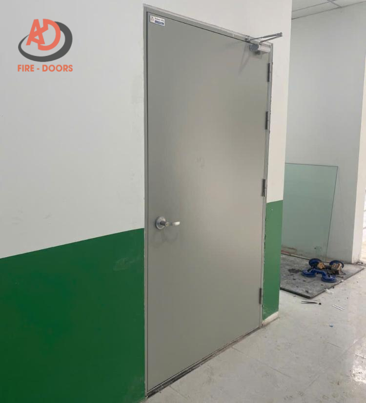 Lắp đặt cửa chống cháy 1 cánh tiện lợi cho nhà phố nhỏ tại Phú Quốc - Kiên Giang