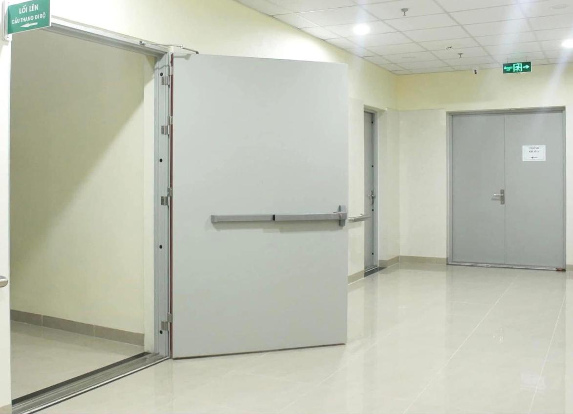 Cửa chống cháy tại Phú Quốc, Kiên Giang - Sản phẩm kiểm định, lắp đặt tận nơi