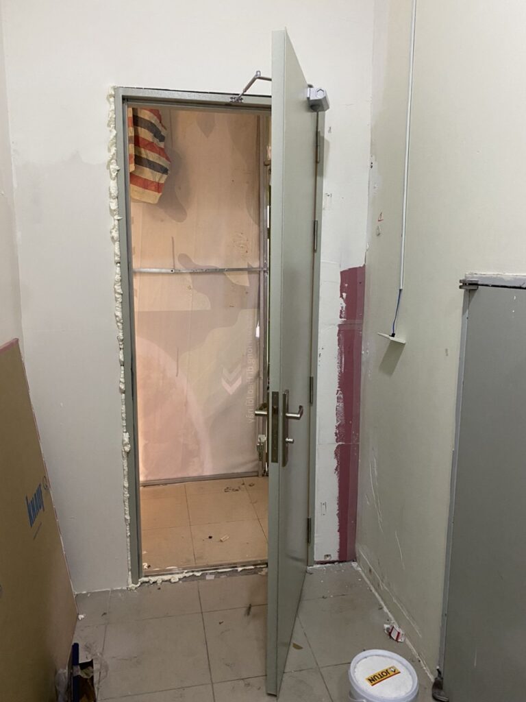 Lắp đặt thi công cửa thép chống cháy giá rẻ tại Q. Bình Tân, HCM